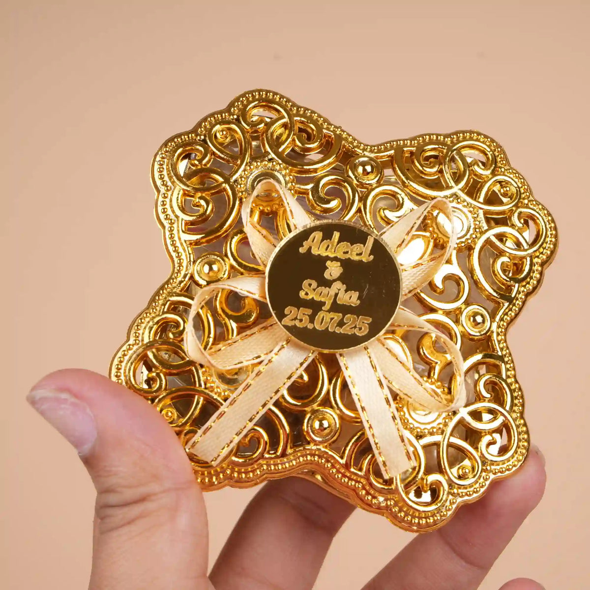 Golden Gourmet Box – A Luxurious Personalised Wedding Gifts for Your Guests