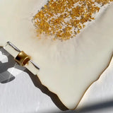 Golden Flakes Elegance Serving Tray