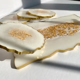 Golden Flakes Elegance Serving Tray