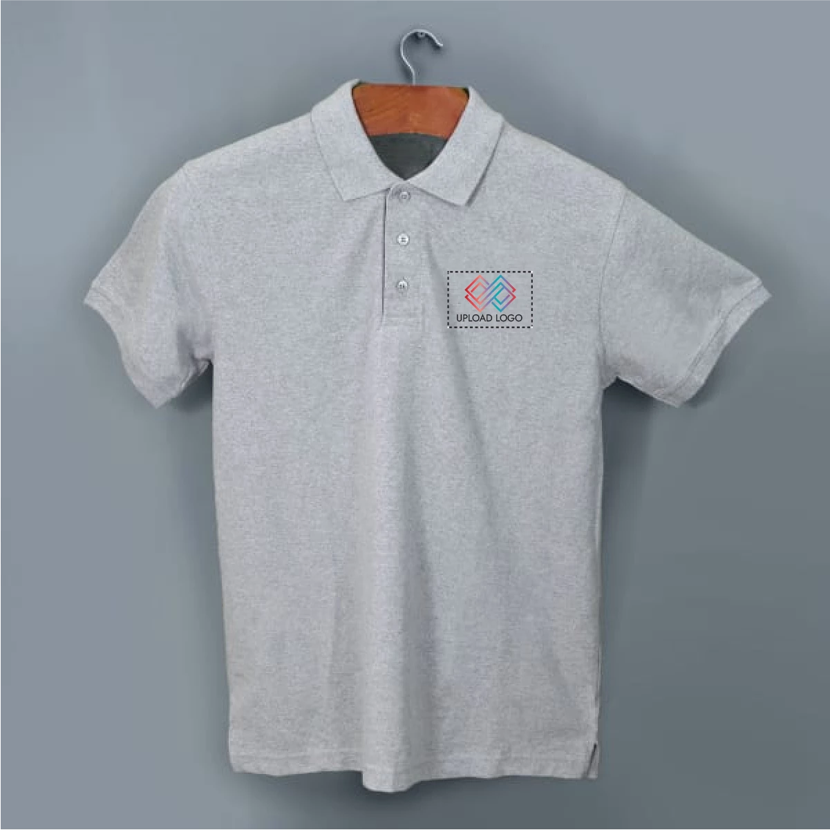 Cotton Classic Polo T-shirt with Embroidered Logo