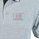 Men's Tipped Elegance Polo T-shirt with Embroidered Logo