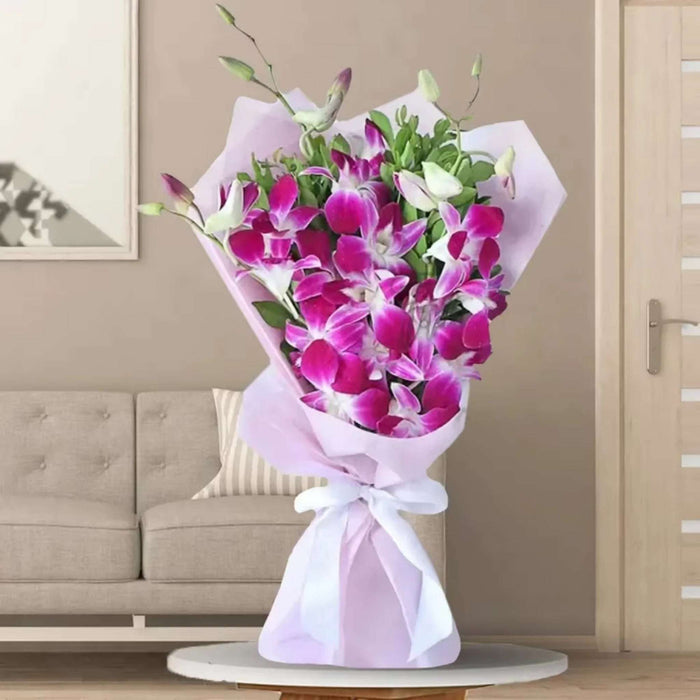 Heart Winning Orchids Bouquet