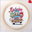 Happy Birthday Labubu Vanilla Cake