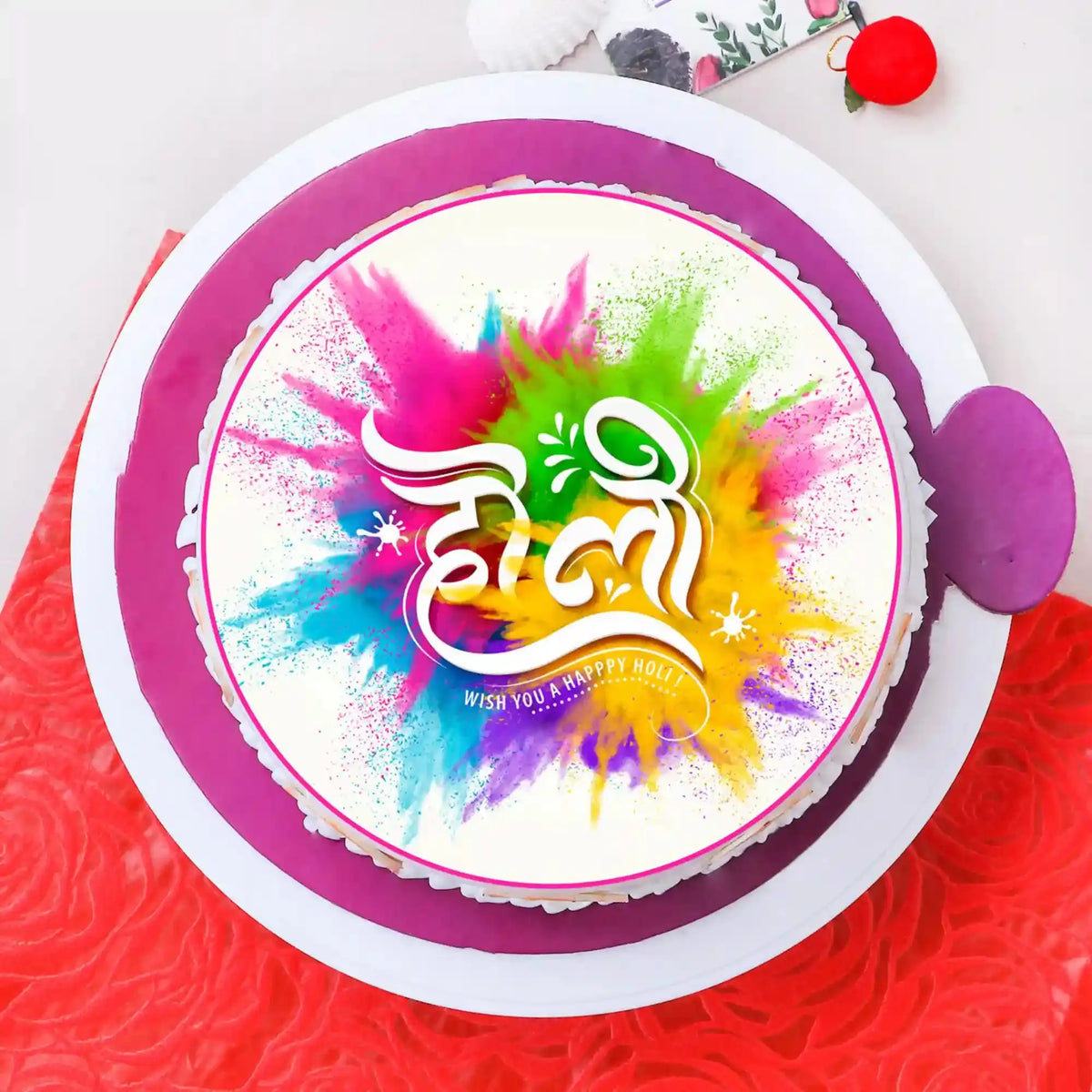 Holi Festive Cake