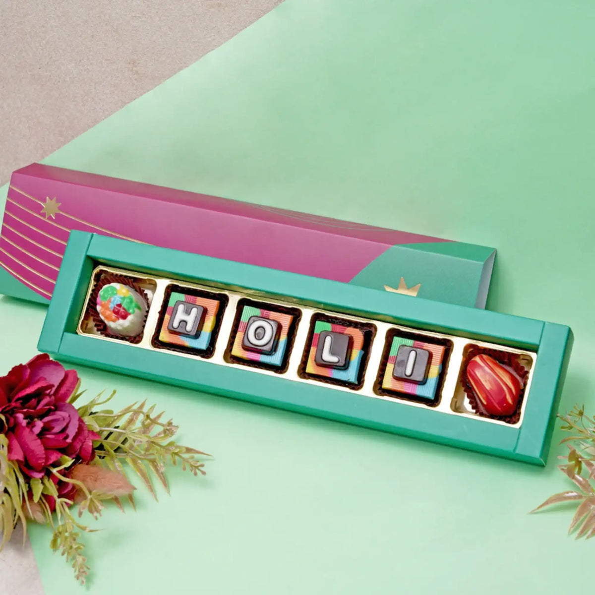 Holi Mini Chocolates Treat - Assorted Chocolate Gift