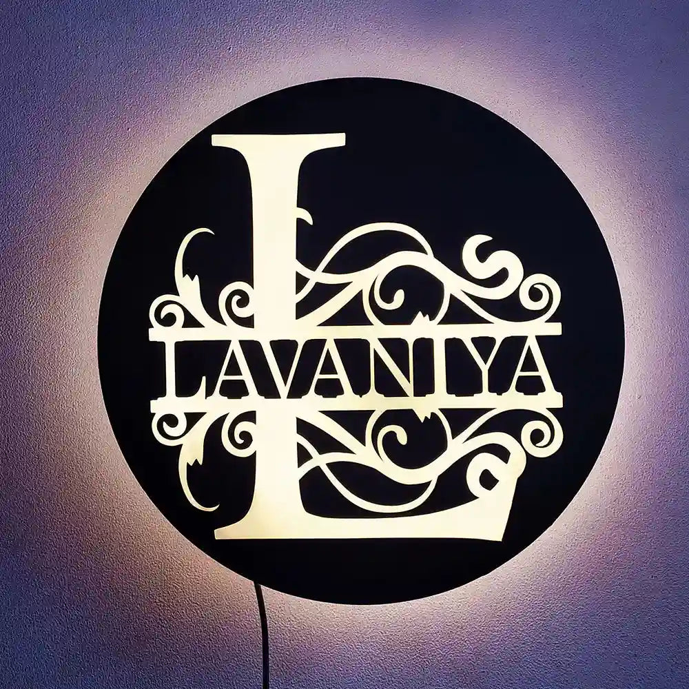 Custom LED Name Lamp for Personalized Decor