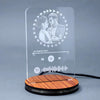 Engraved LED Lamp Gift for Couples