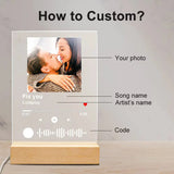 Custom Lyrics Picture Frame for Special Moments