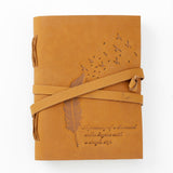 Mustard Minimalist Daily Planner with Strap