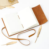 Mustard Minimalist Daily Planner with Strap