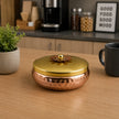 Metal Dry Fruit Container with Copper Layer – 550 ML