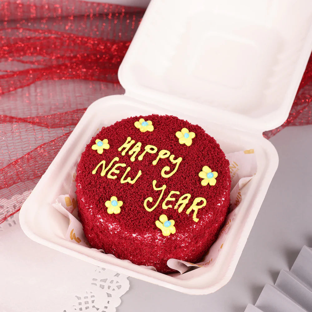 Mini New Year Red Velvet Cake 300 gm