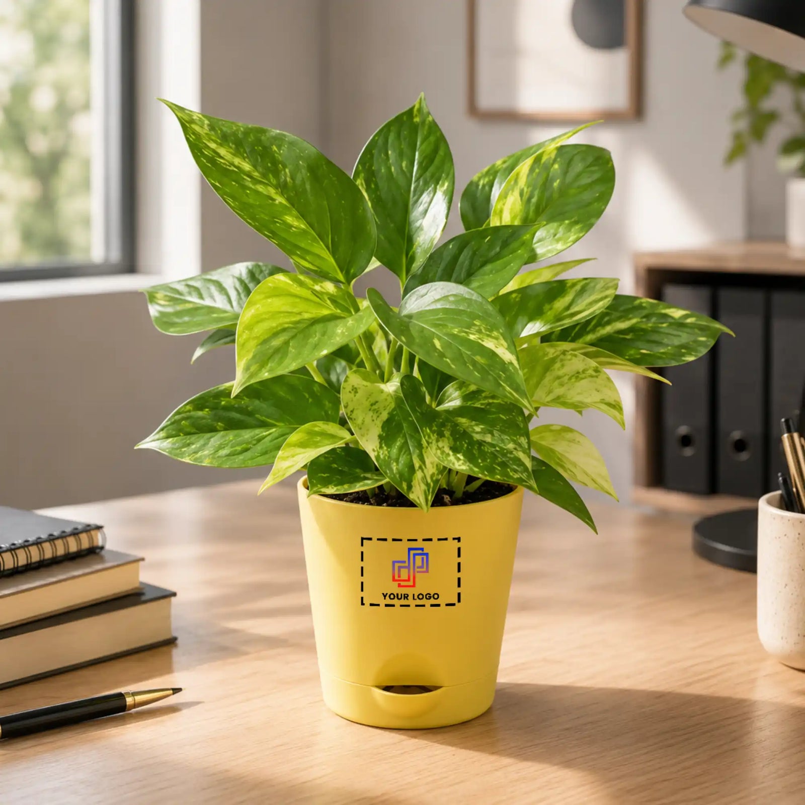 Money Plant with Customised Pot