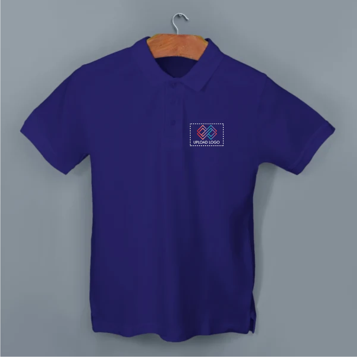 Cotton Classic Polo T-shirt with Embroidered Logo