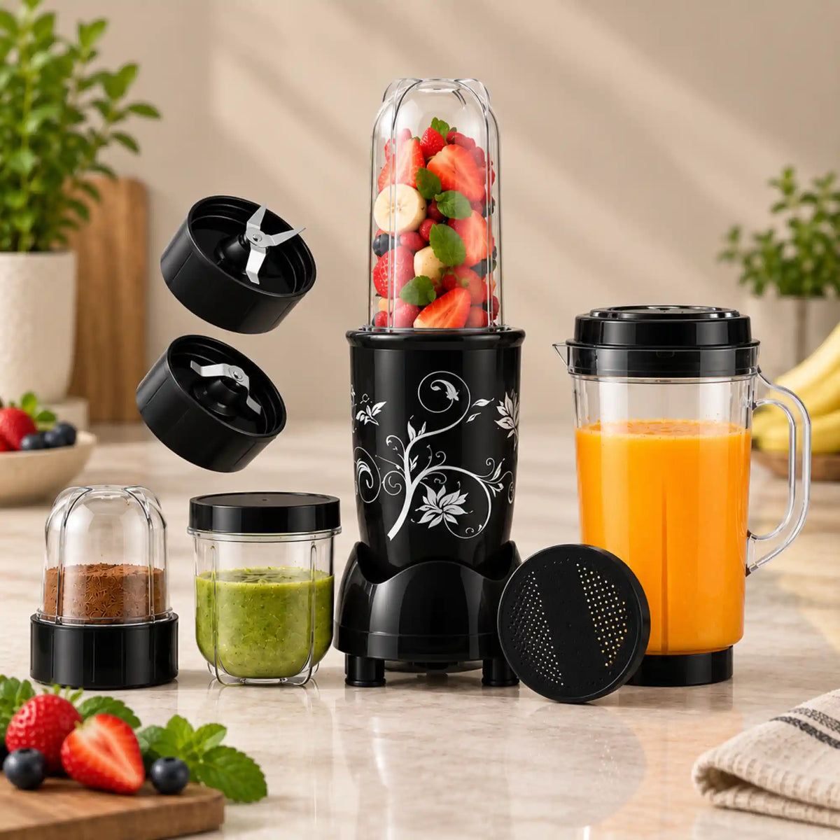 Nutri-Blend 4 Jar 500W Mixer Grinder & Blender