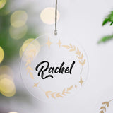 Personalized Christmas Ornament Set - Gleam Set of 2