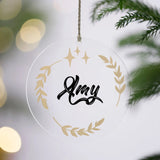 Personalized Christmas Ornament Set - Gleam Set of 2