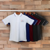 Men's Tipped Elegance Polo T-shirt with Embroidered Logo
