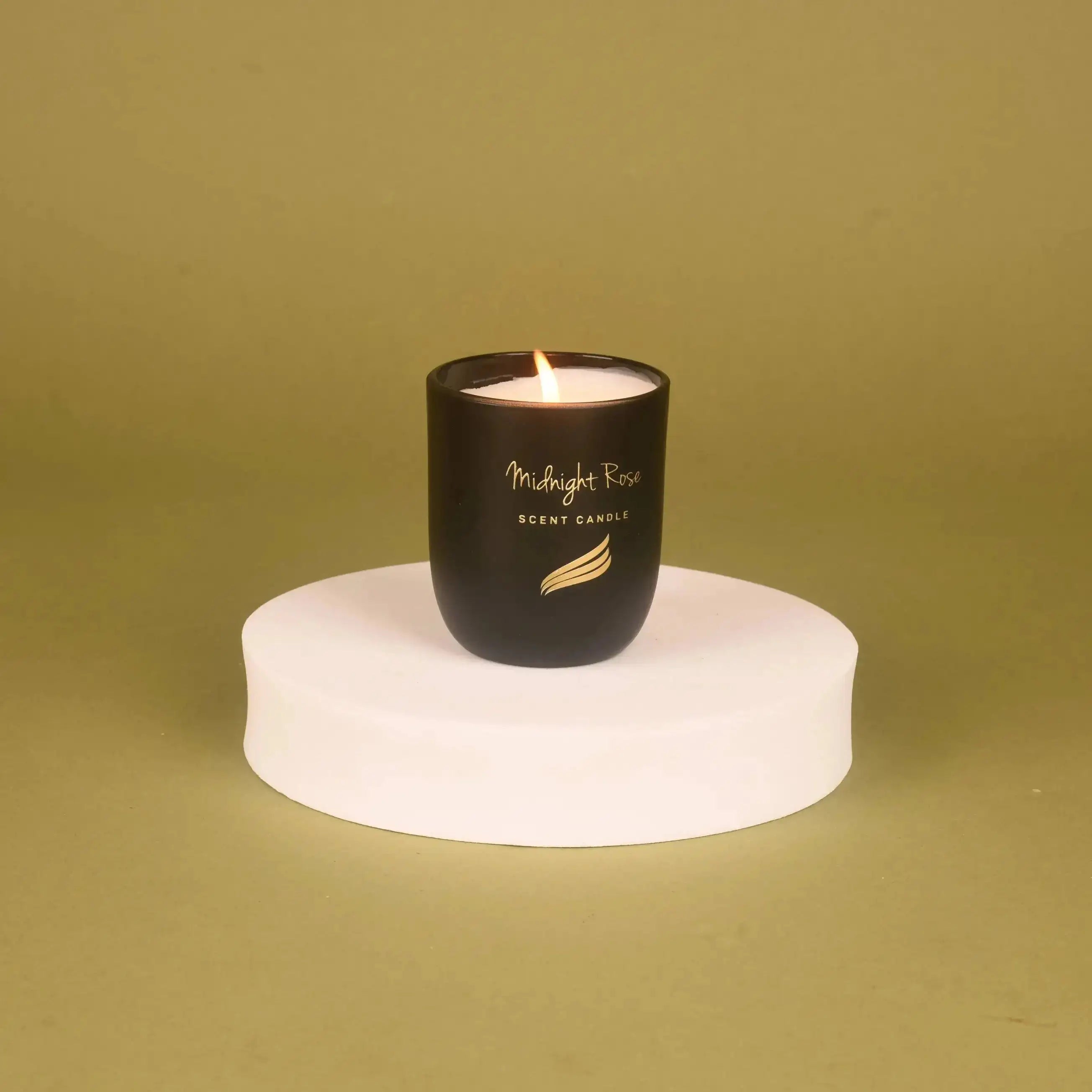 Midnight Rose scented candle from The Kunefe Royale Basket, a premium addition to Diwali and corporate gift hampers.