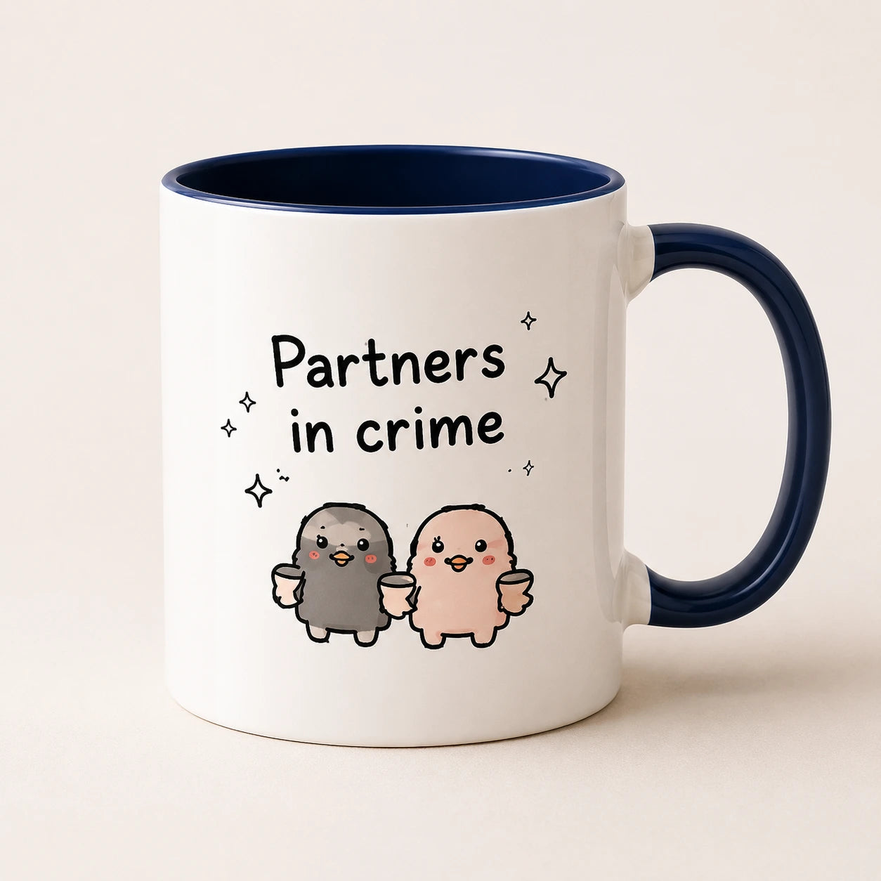 Partners in Crime Friendship Ceramic Mug