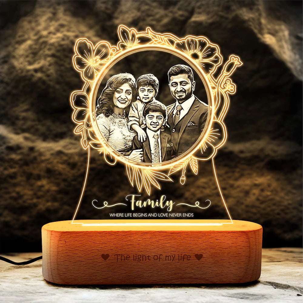 Personalised Family Photo Frame