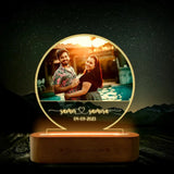 Custom Photo Half Moon Lamp