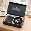 Personalized Mens Wallet and Belt Gift Set