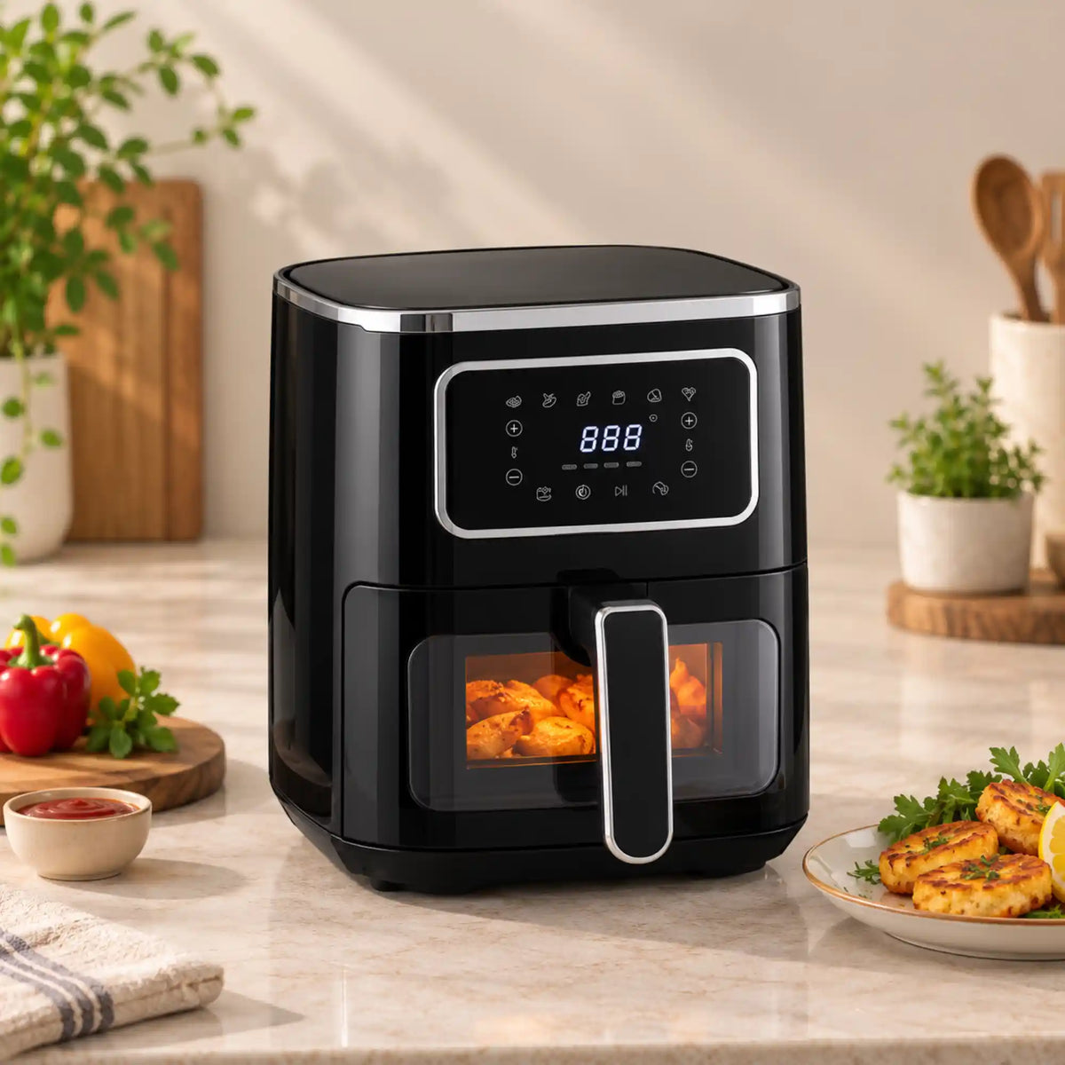Platinum Plus Digital Air Fryer 5L – 1450W