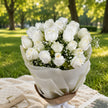Power of Wishes White Roses Bouquet