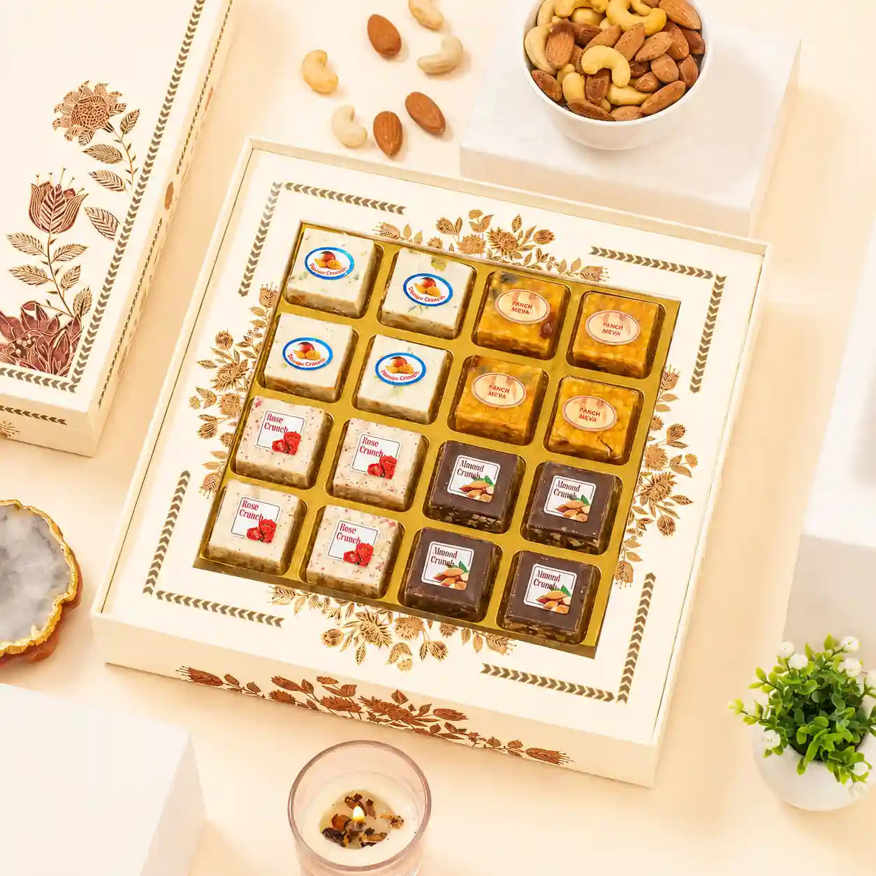 Premium Delectable Diwali Mewa Bites (16 pcs)