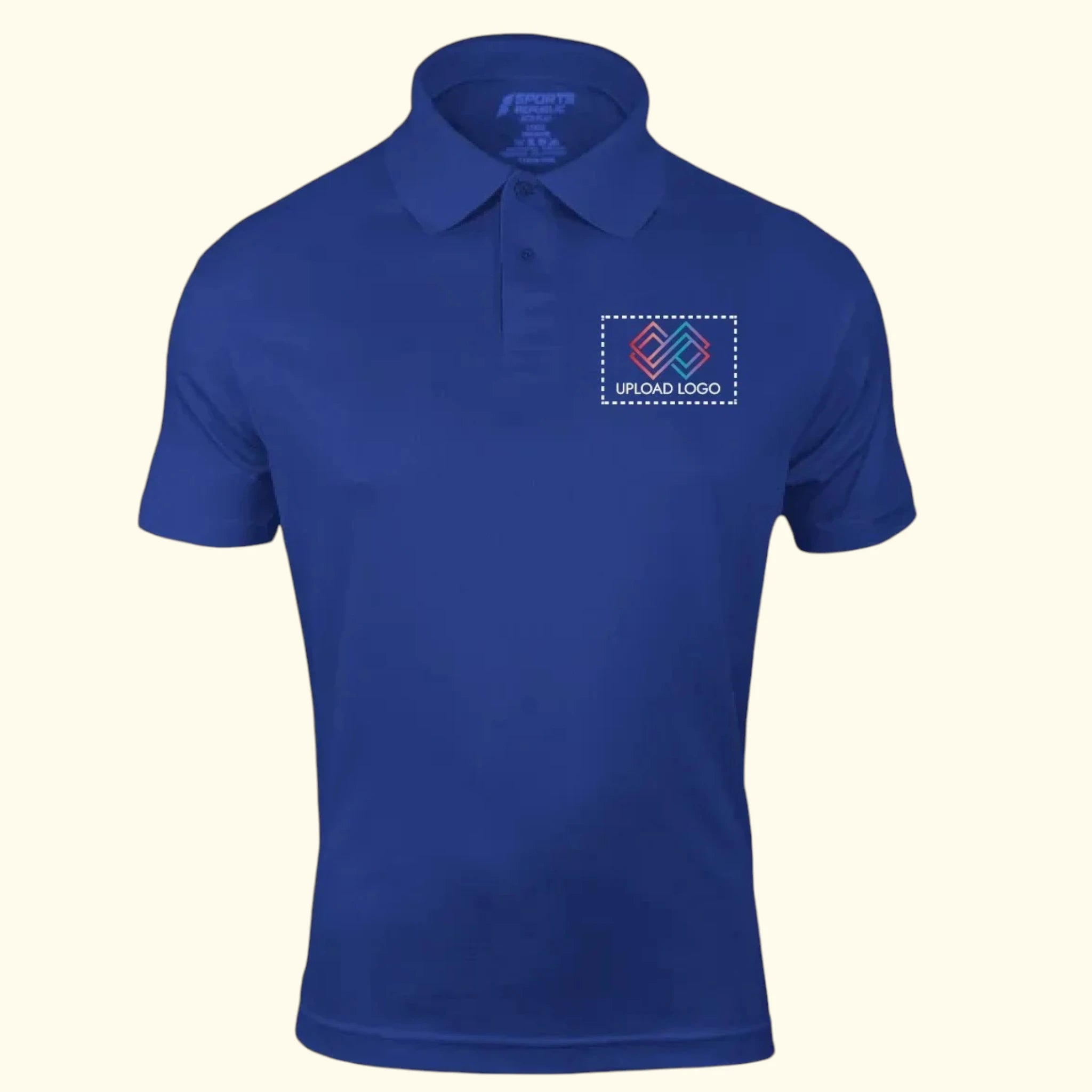Performance Polo T-shirt with Embroidered Logo