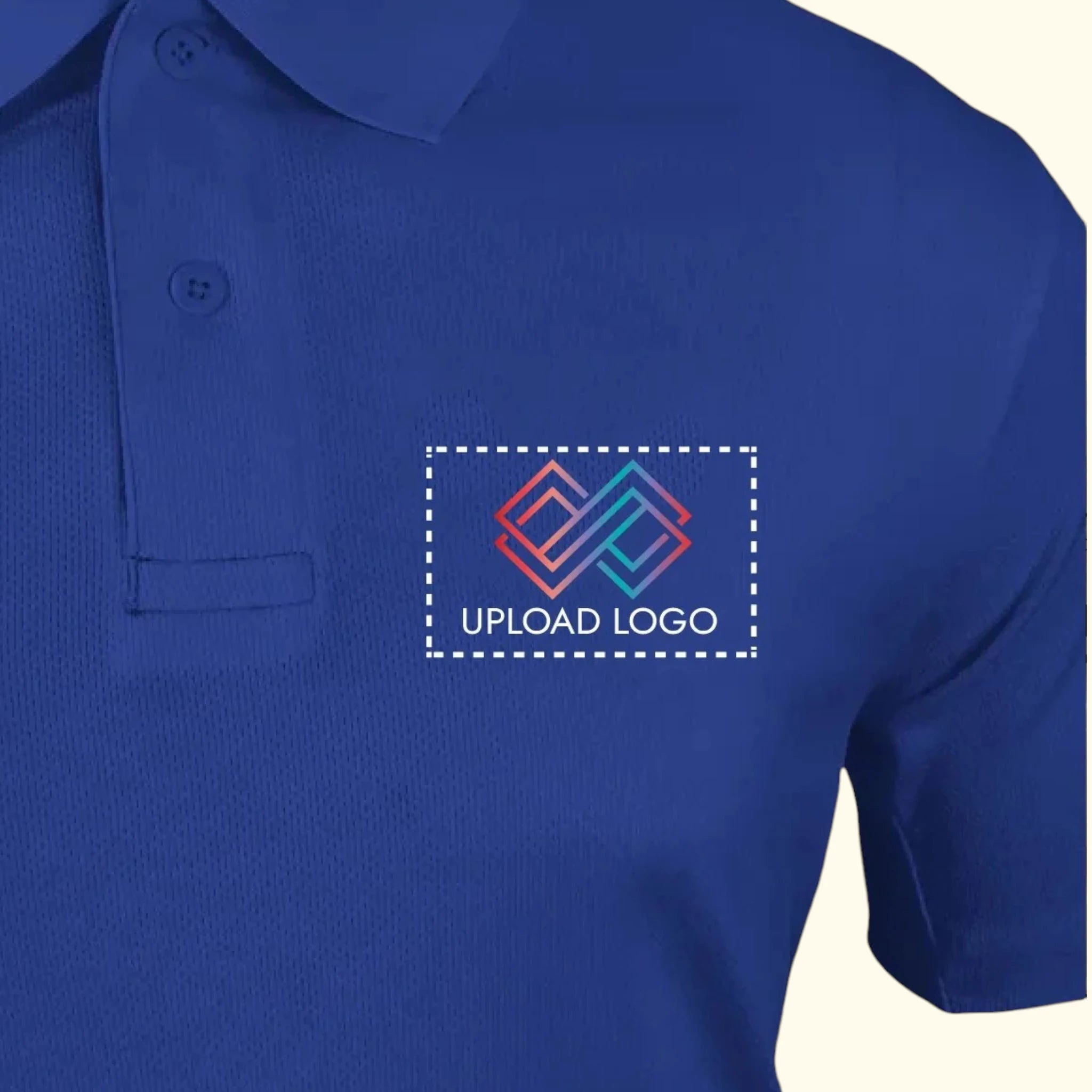 Performance Polo T-shirt with Embroidered Logo