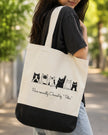 Purr-sonally Yours Personalized Cat Tote Bag