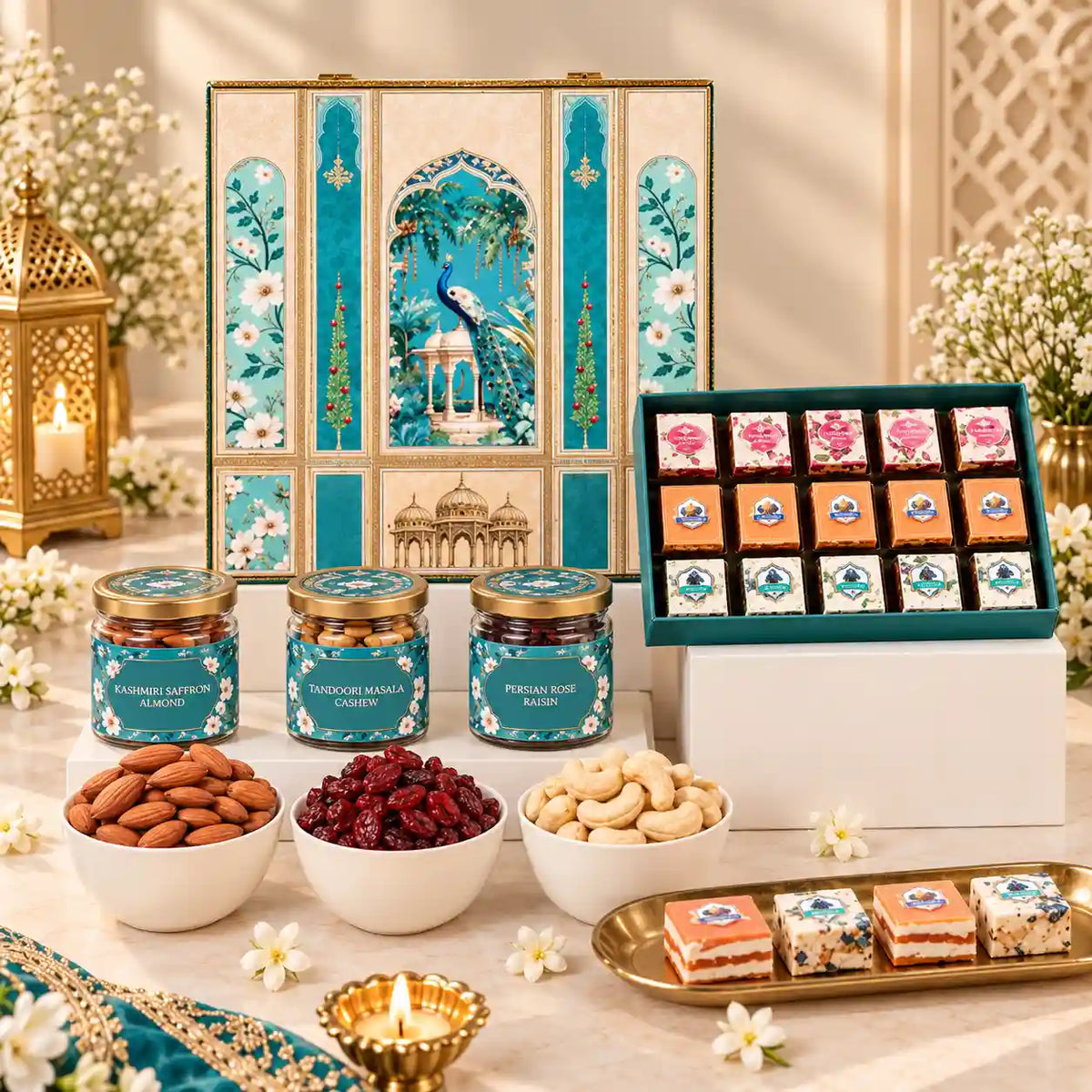 Mayura Premium Diwali Dry Fruit & Mithai Hamper