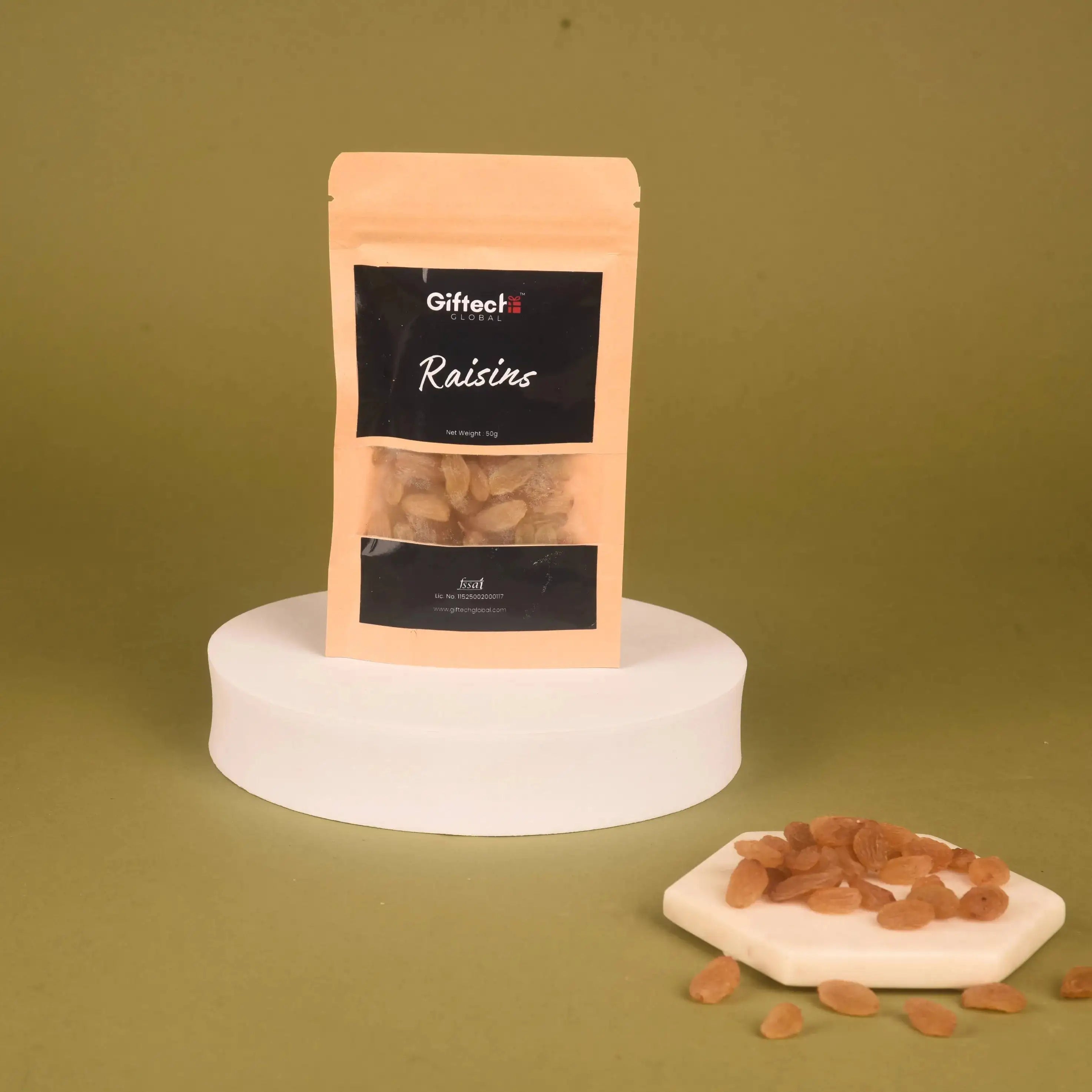 Pack of raisins from the Festive Gift Hamper, a healthy and traditional Diwali gift option for festive snacking.