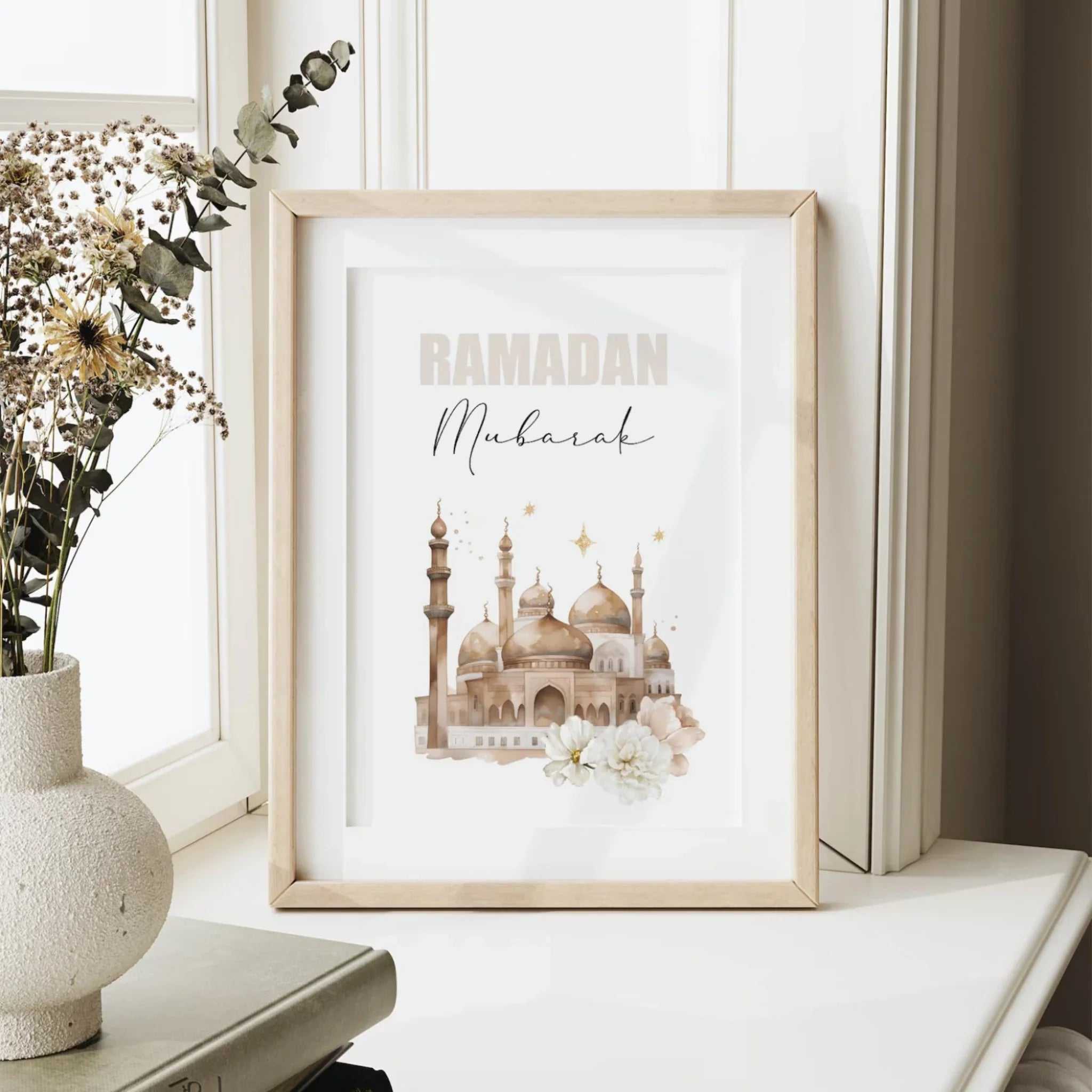 Ramadan Mubarak Wall Art Frame