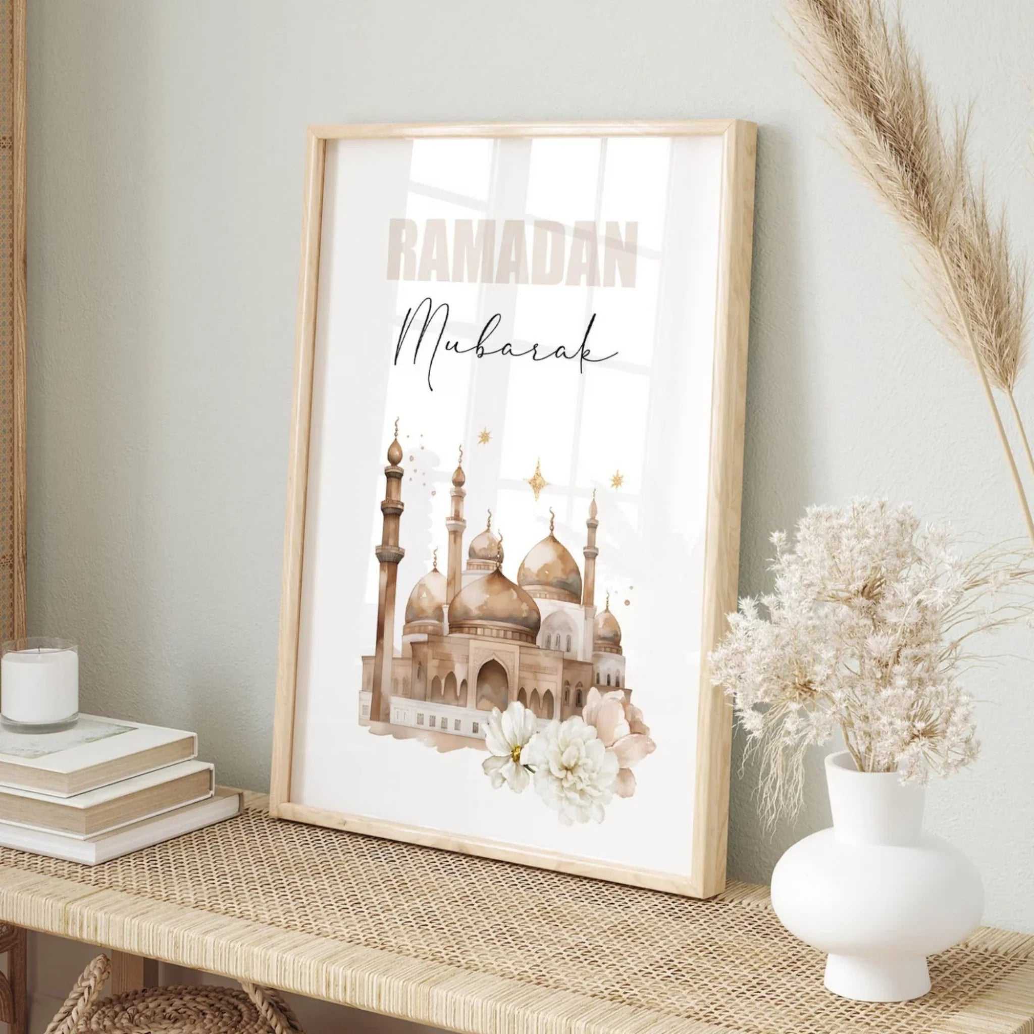 Ramadan Mubarak Wall Art Frame