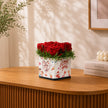 Red Roses You And Me Sticker Vase