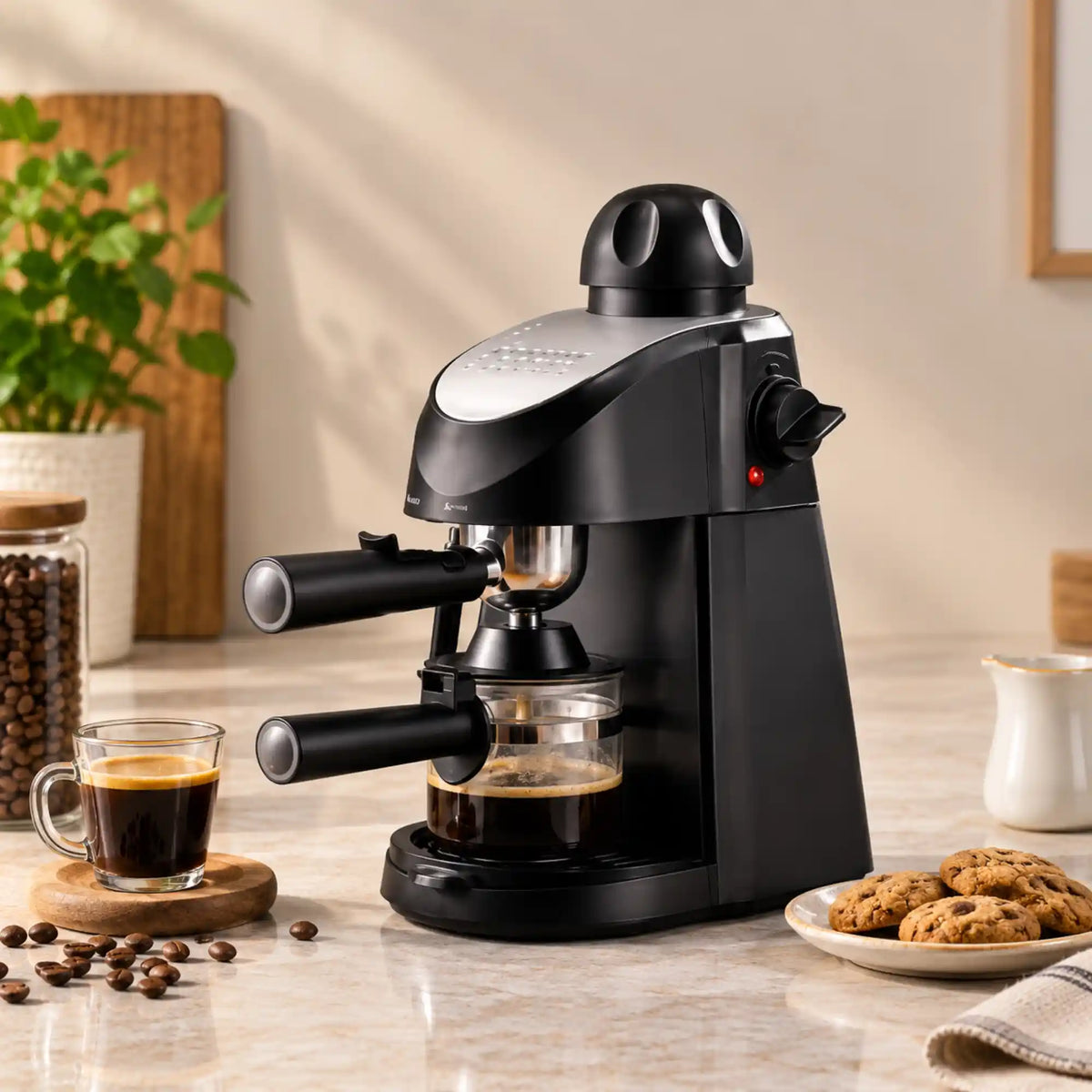 Regenta Espresso Coffee Machine – 800W, 5-Bar
