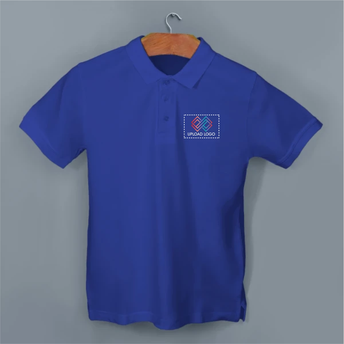 Cotton Classic Polo T-shirt with Embroidered Logo