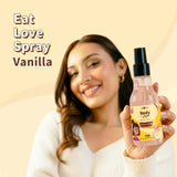 Woman holding Smokin' Vanilla Body Mist - 150ml vanilla body mist with warm, musky scent ideal for daily wear and gifting.