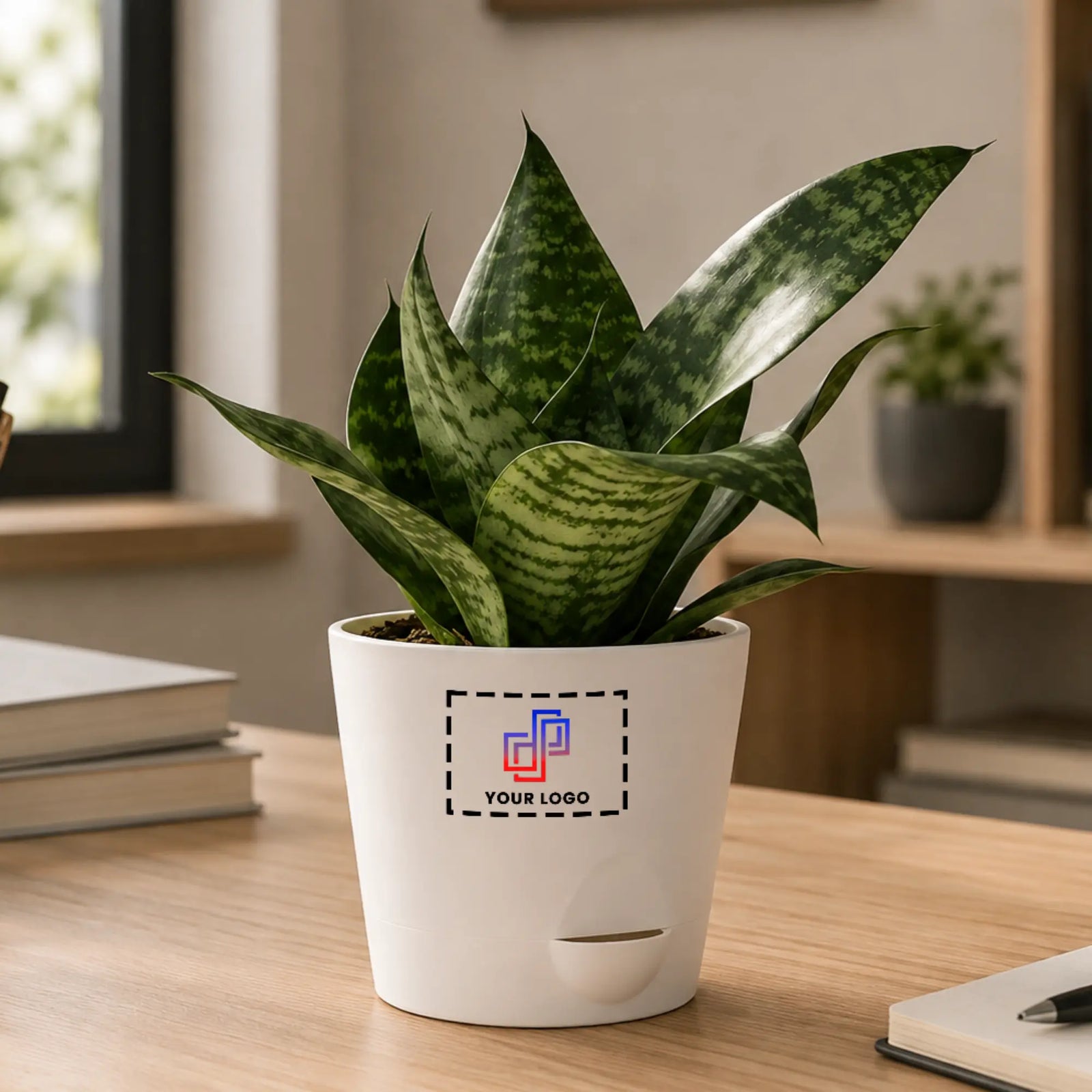 Sansevieria Plant with Customised Pot