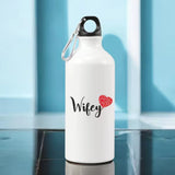 Personalised Valentine Hubby and Wifey Bottle Set