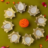 Set of 8 Illumination Lotus Candles