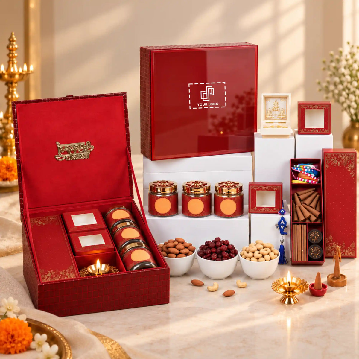 Shubh Utsav Premium Diwali Pooja & Gourmet Hamper