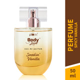 Smokin' Vanilla Eau De Parfum 50 ml bottle with spicy vanilla caramel scent, perfect for long-lasting wear and gifting.