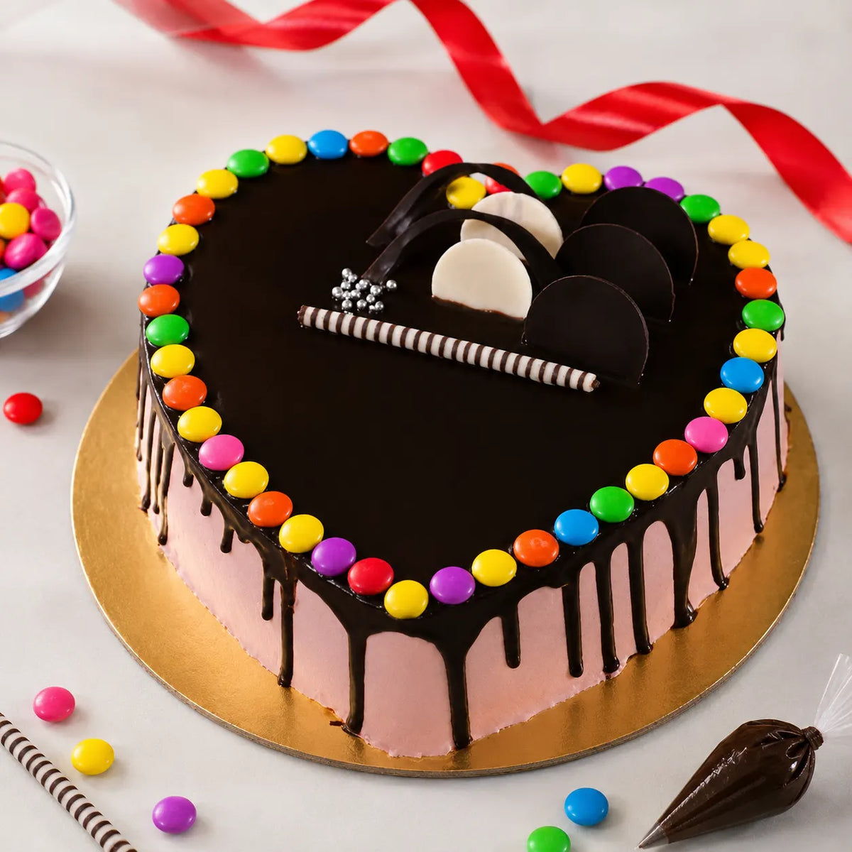 Sprinkled Gems Cake