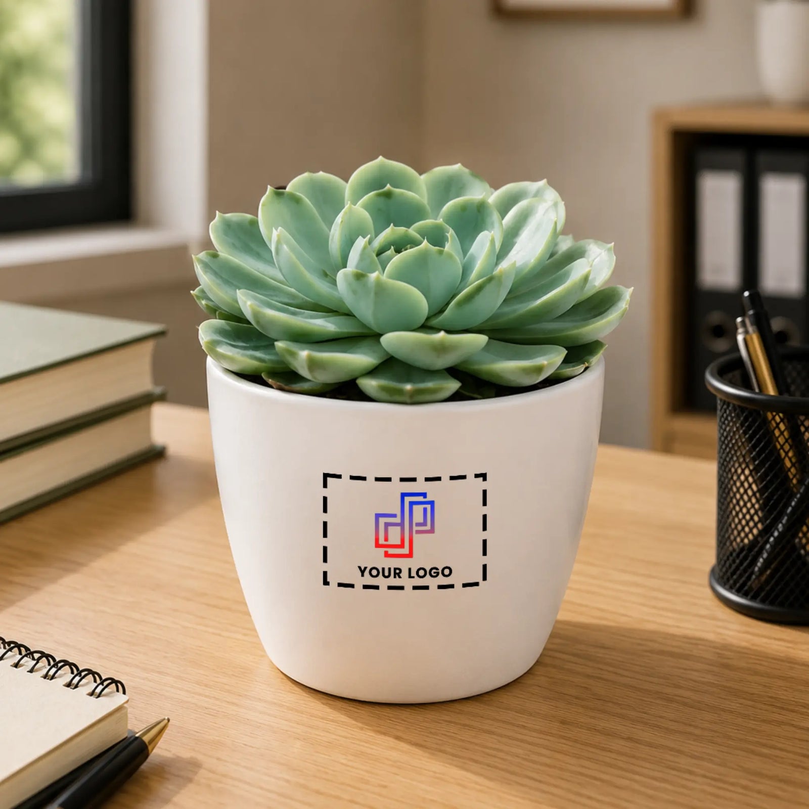Succulent Plant with Customised Pot