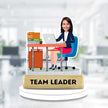 Team Leader Female Caricature
