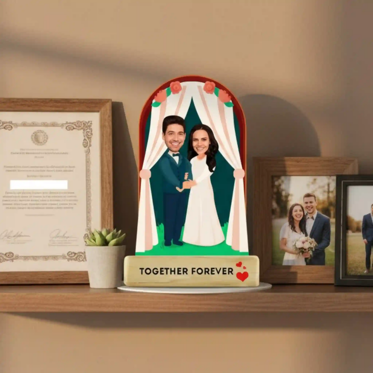 Together Forever Caricature